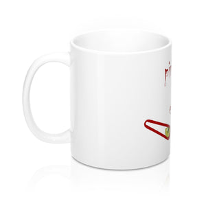Pinball is Evil (red) - White Mugs