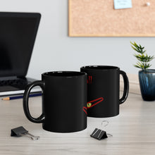 Load image into Gallery viewer, Pinball is Evil (red)- Black Mug 11oz